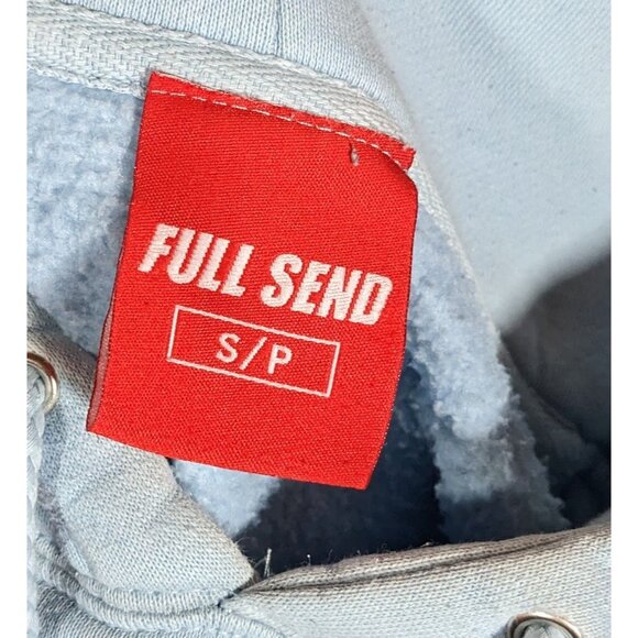 Nelkboys Full Send Light Blue Hoodie With Rainbow Letters - Picture 5 of 6